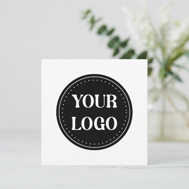 elegant, modern, refined, & editable.  thank you card (Standing Front)