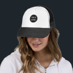 elegant, modern, refined, & editable.  trucker hat<br><div class="desc">This design is useable by all. The text,  colours,  logo,  and images may all be added,  changed,  or resized as needed.Many thanks.</div>