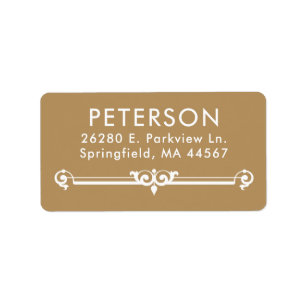 Elegant Modern Return Address Labels