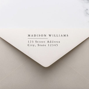 Elegant Modern Return Address Self-inking Stamp