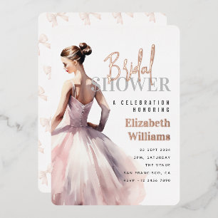 Elegant Modern Rose Gold Bridal Shower Party