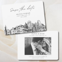 Elegant Modern Salt Lake City Save the Date