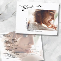 Elegant Modern Script | 2 Photo Double Sided