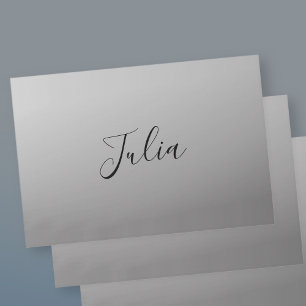 Elegant Modern Script Editable Black Text Writing Wrapping Paper Sheet