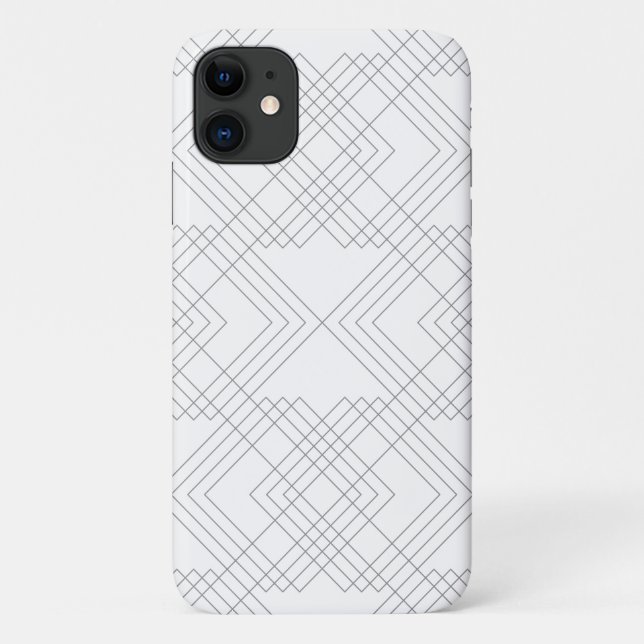 Elegant, modern, simple, cool chic graphic pattern Case-Mate iPhone case (Back)
