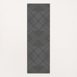 Elegant, modern, simple, cool chic graphic pattern yoga mat