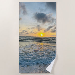 Elegant Modern Simple Custom Add Your Own photo Beach Towel
