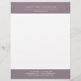 Elegant Modern Simple Design Template Professional Custom Letterhead