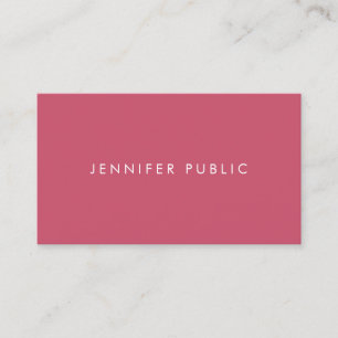 Elegant Modern Simple Design Template Trend Colour Business Card