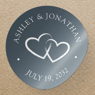 Elegant Modern Simple Elements Classic Round Sticker