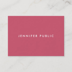 Elegant Modern Simple Template Trend Colours Business Card