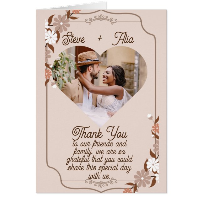 elegant modern simple weeding invitation card (Front)