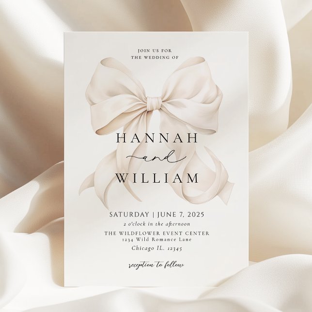 Elegant Modern Simplistic Wedding Invitation (Creator Uploaded)