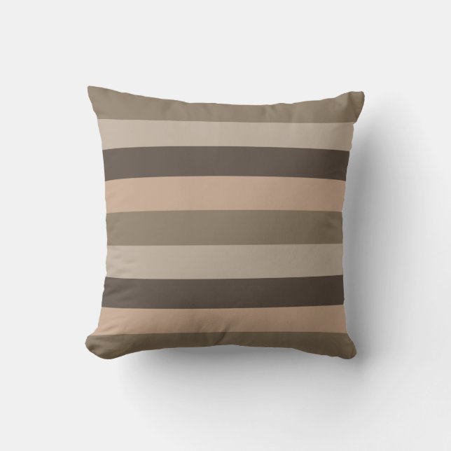elegant modern striped pattern cushion (Front)