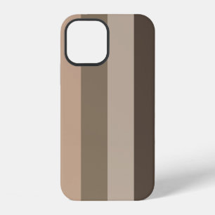 Elegant modern striped pattern iPhone 12 case