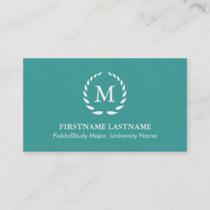 Elegant & Modern Student Business Cards