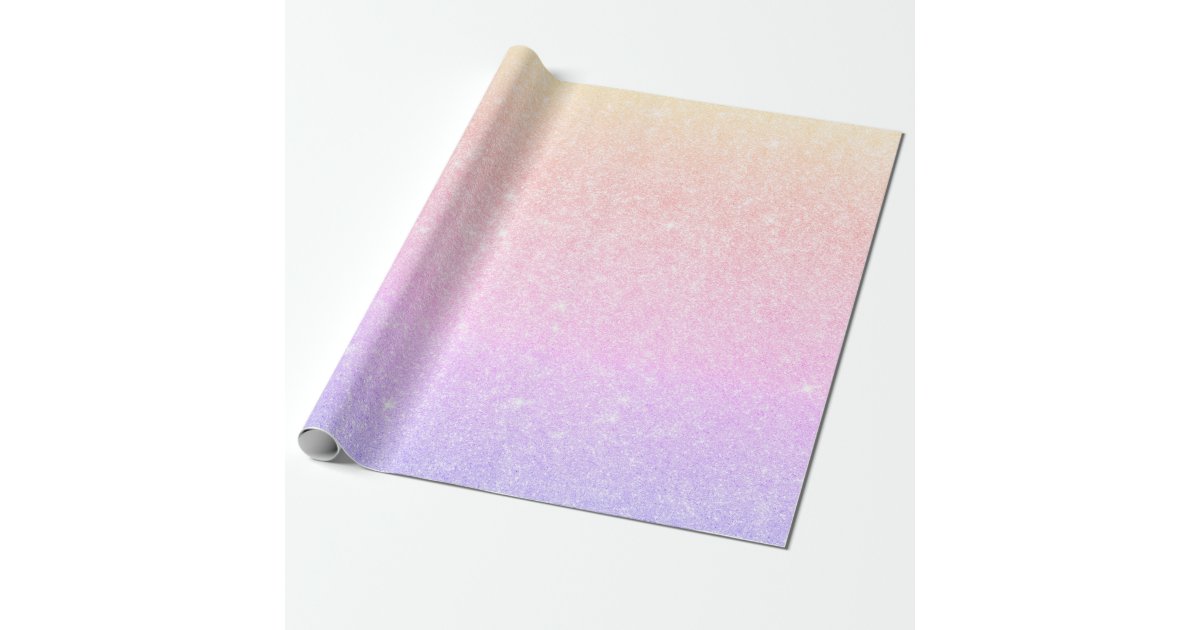 Elegant modern stylish holographic wrapping paper Zazzle