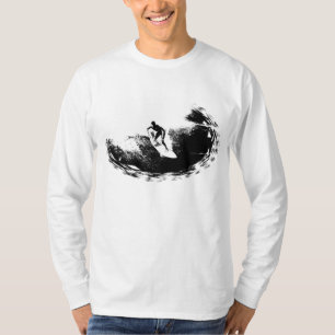 Elegant Modern Surfer Trendy Template Pop Art T-Shirt