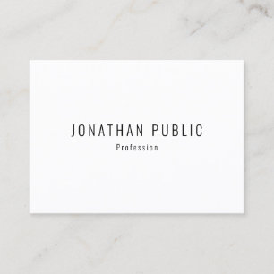 Elegant Modern Template Simple Professional Business Card
