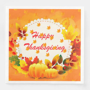 Elegant Modern Thanksgiving Popular Napkin
