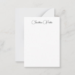 Elegant Modern Vertical Template Handwritten