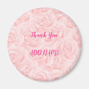 Elegant Modern Vintage Trendy Floral Magnet
