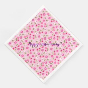 Elegant Modern Vintage Trendy Floral Napkin