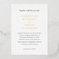 Elegant Modern Wedding