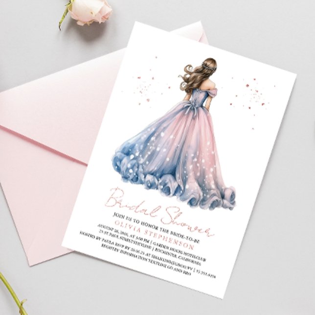 Elegant Modern Wedding Dress Bridal Shower (Creator Uploaded)