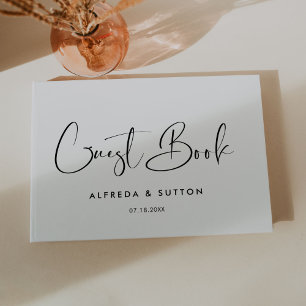 Elegant & modern Wedding Guest Book