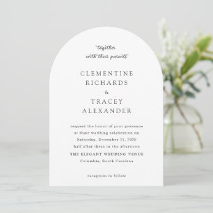 Elegant Modern Wedding Invitation
