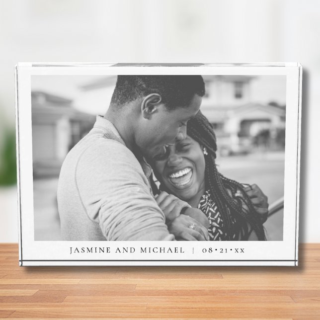 Elegant Modern Wedding Photo (Custom Photo Block)