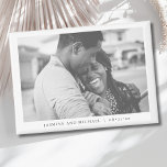 Elegant Modern Wedding Photo Magnet<br><div class="desc">Elegant wedding or anniversary design.</div>