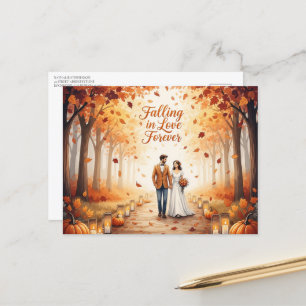 Elegant modern wedding Save The Date postcard