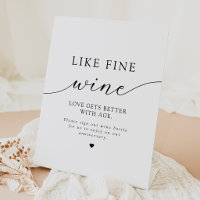 Elegant Modern Wedding Wine Guest Book