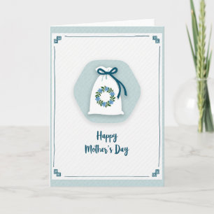 Elegant Moms Day Pouch Card