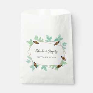Elegant Monarch Butterfly Wedding Favour Bag
