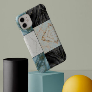 Elegant monochrome Marble pattern modern aesthetic iPhone 13 Pro Max Case