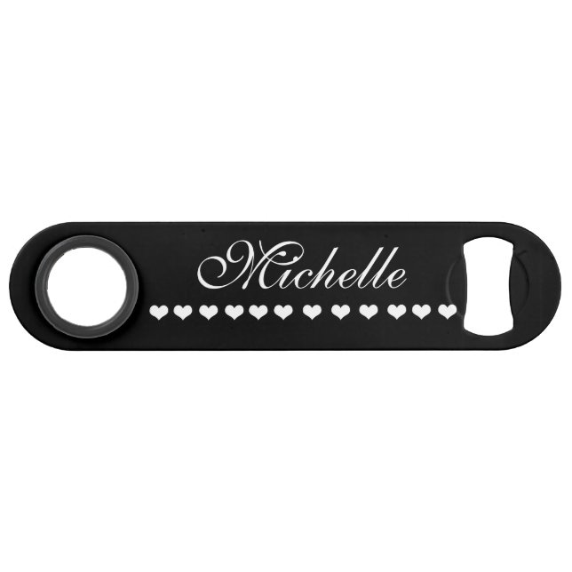 Elegant Monogram Black (Front (Horizontal))