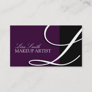 Elegant Monogram Business Cards
