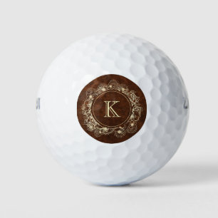 Elegant Monogram Golf Balls