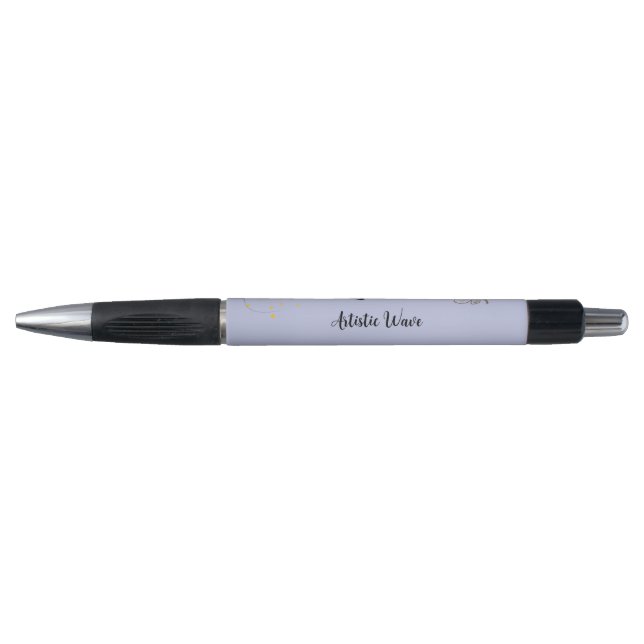Elegant Monogram Honey Pot Pen (Front)