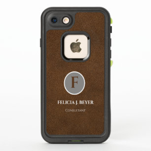 Elegant Monogram iPhone Case Custom Stylish Cover