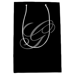 Elegant Monogram Medium Gift Bag