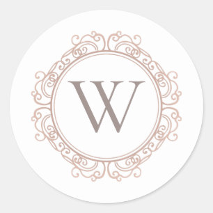 Elegant Monogram Modern Classic Seal