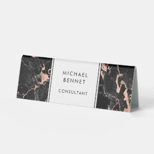 Elegant Monogram Name Business