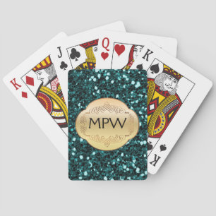 Elegant Monogram - Playing Cards - SRF