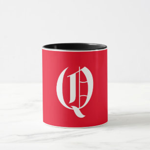 Elegant Monogram Q Mug