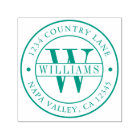 Elegant Monogram Return Address