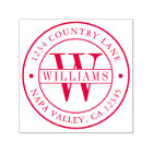 Elegant Monogram Return Address